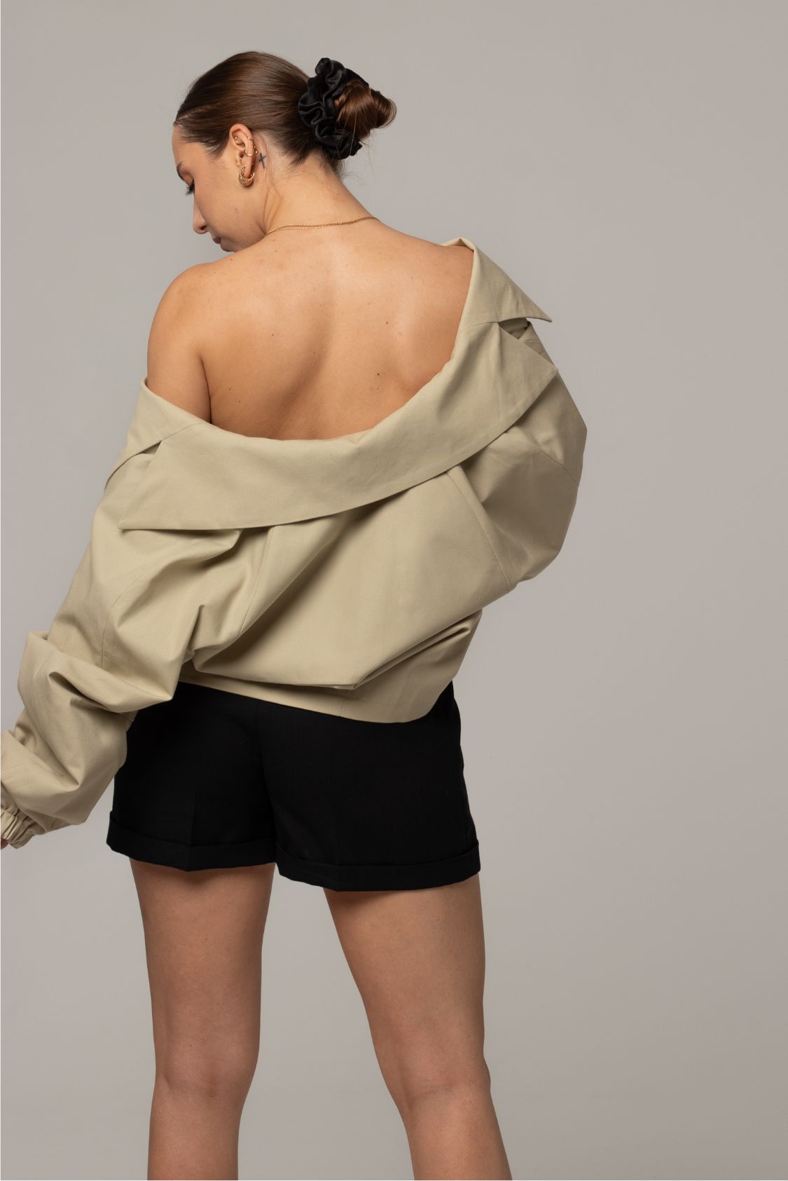 Trencz oversize krótki - Aia