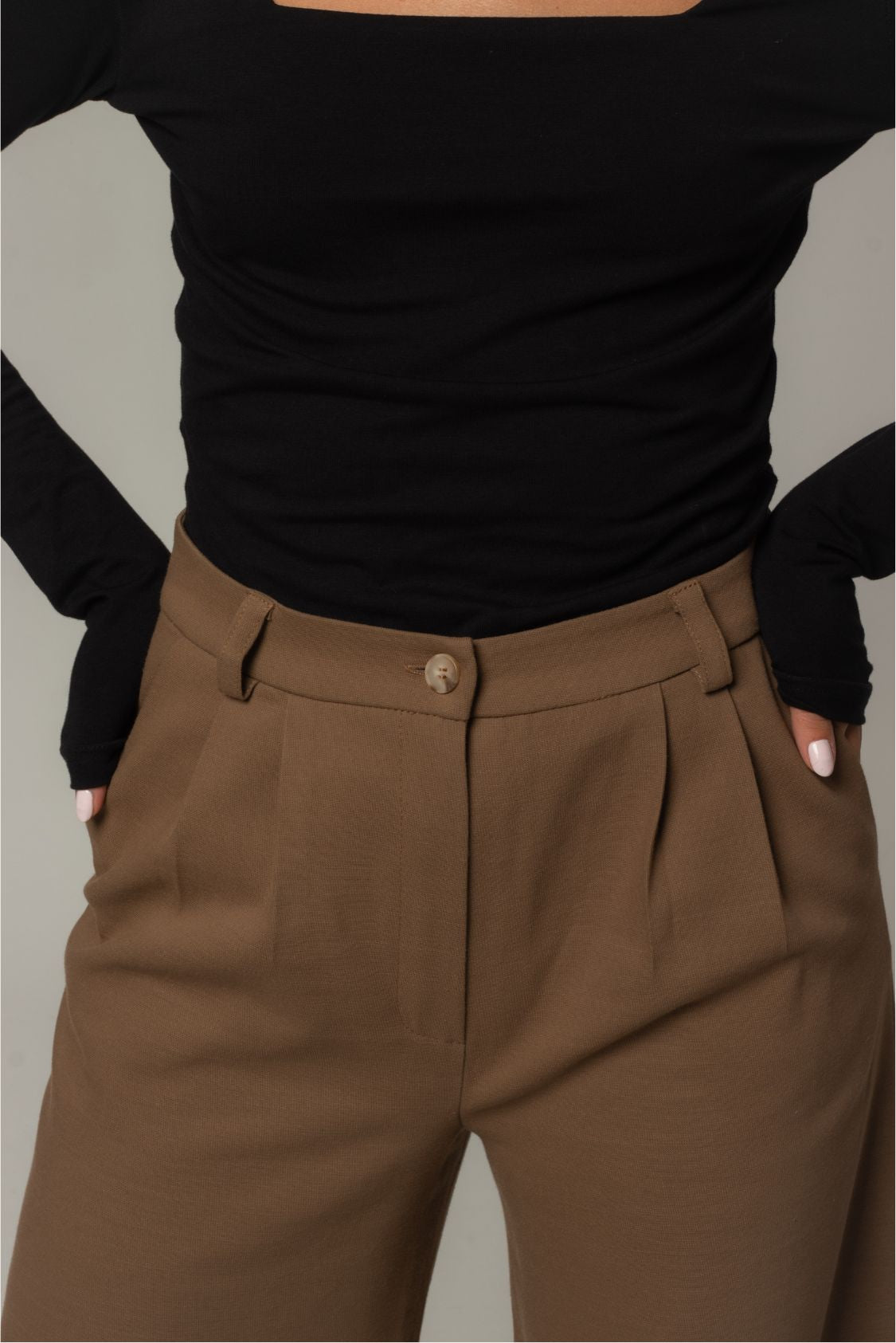 Longsleeve damski z kwadratowym dekoltem z bawełny organicznej