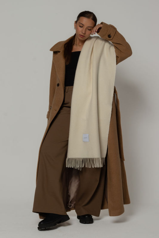 Wełniany szalik damski